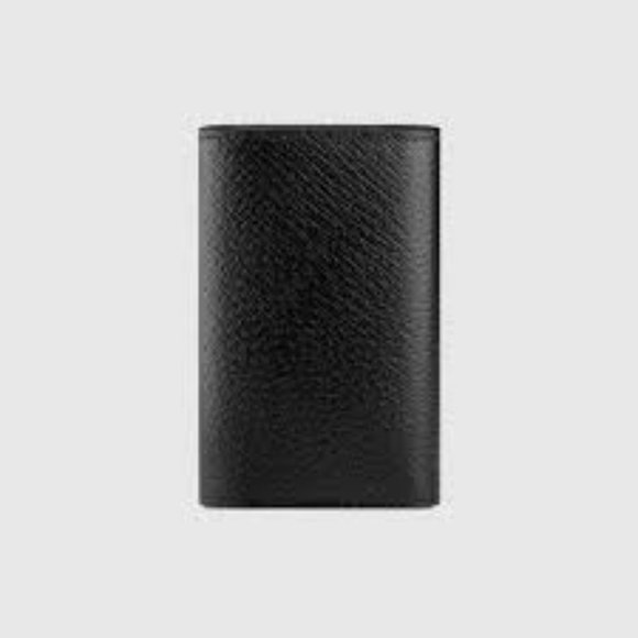 Gucci Inerlocking GG Leather Key Case in Black - Picture 6 of 6